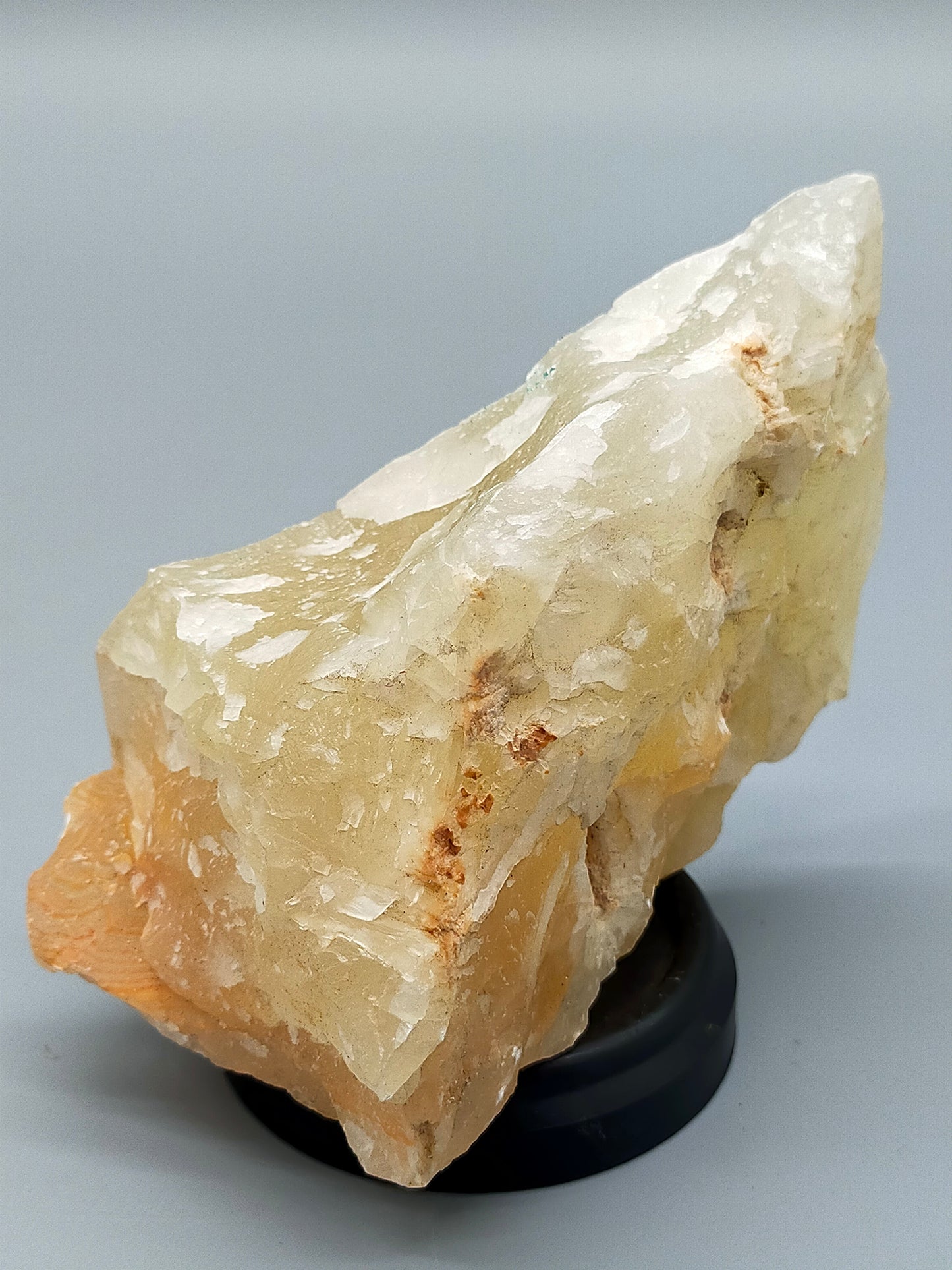 Natur Honigkalzit Rohstein Eindrucksvolles Mineral