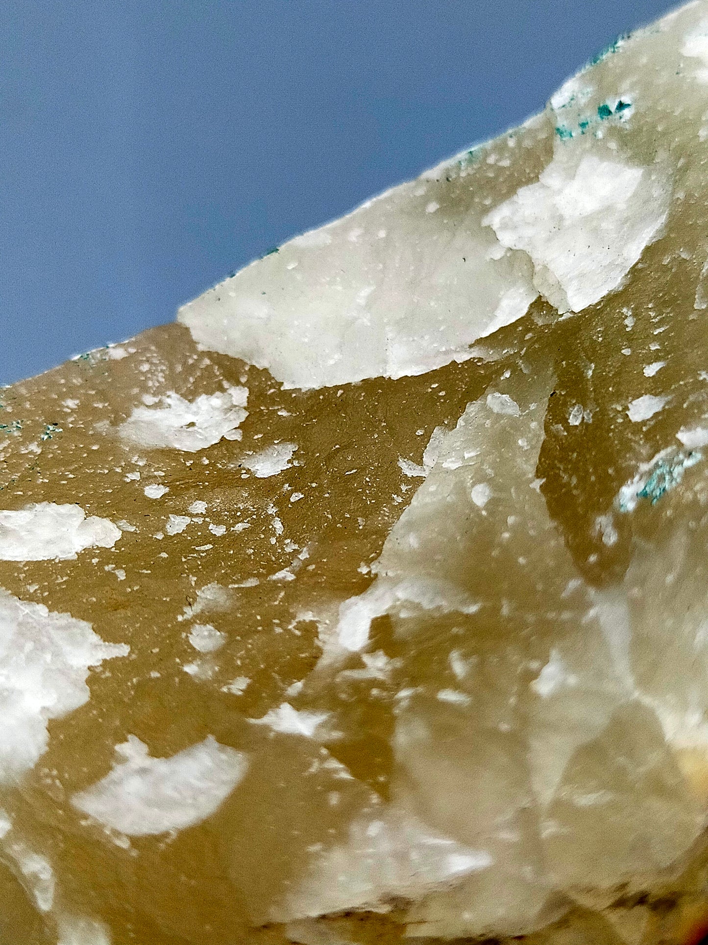 Natur Honigkalzit Rohstein Eindrucksvolles Mineral