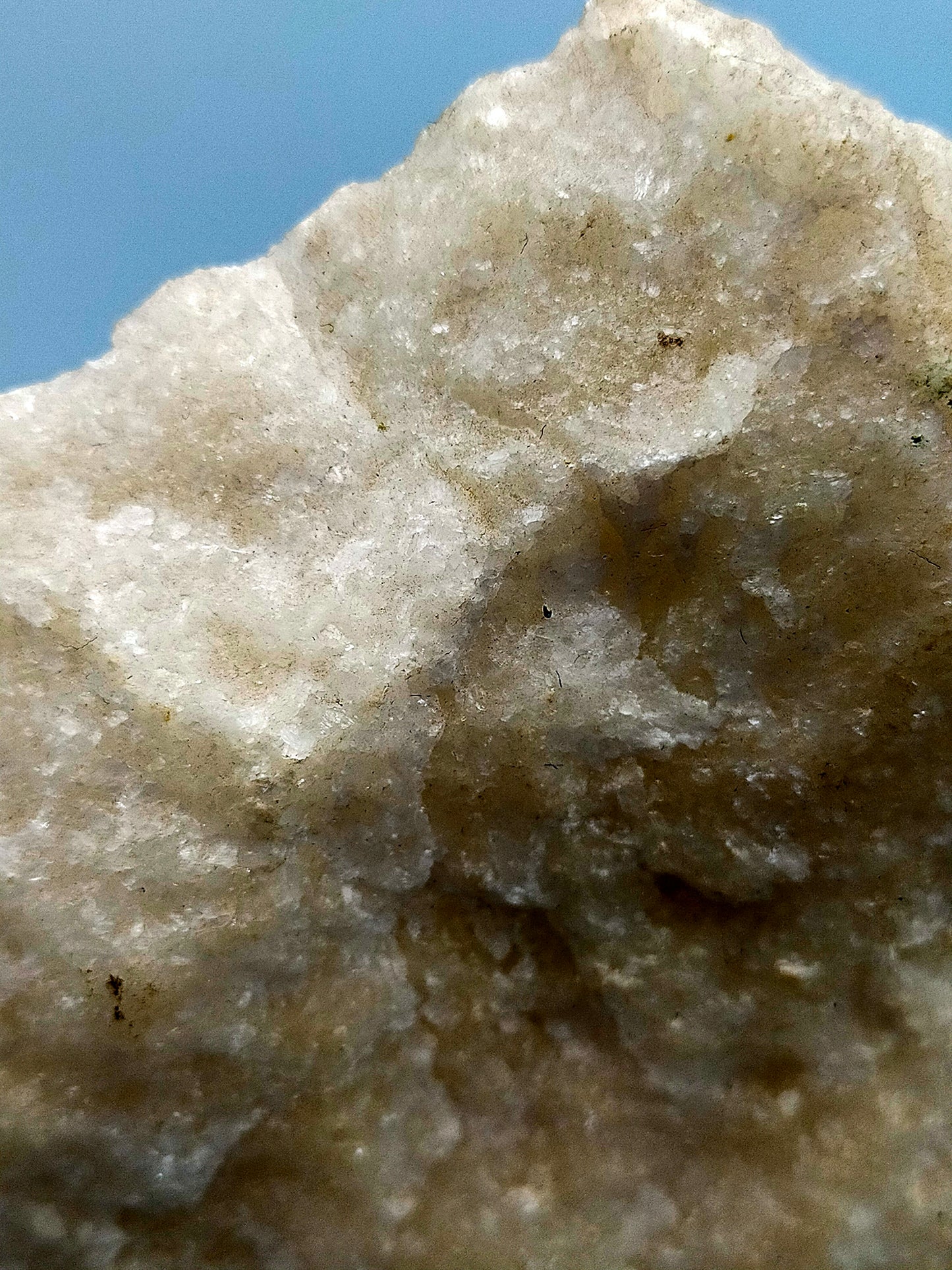 Rohstein Mineralien Weißer Kristalliner Naturstein