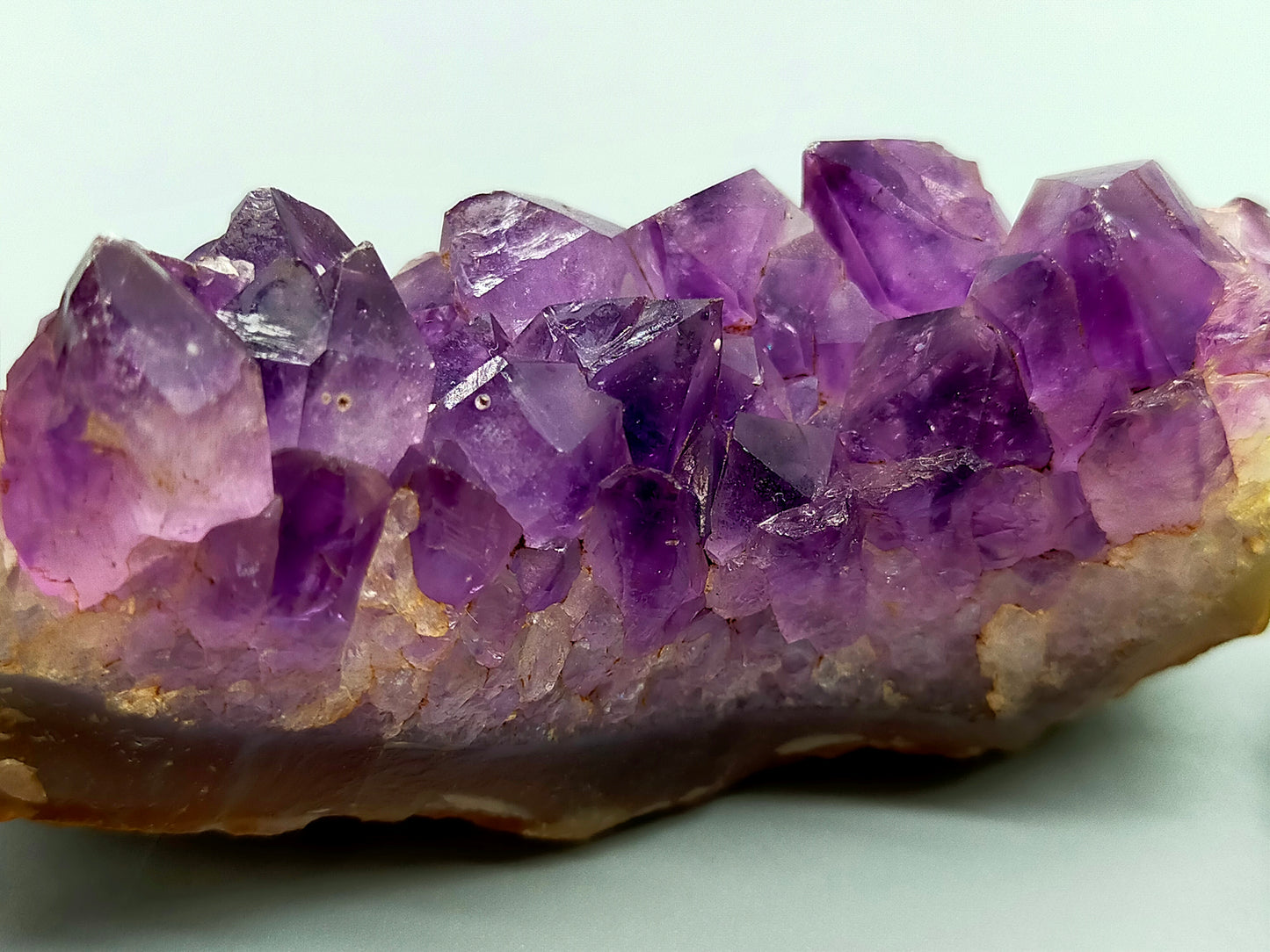Exklusive Mineralien set 4tlg Amethyst Schwefel