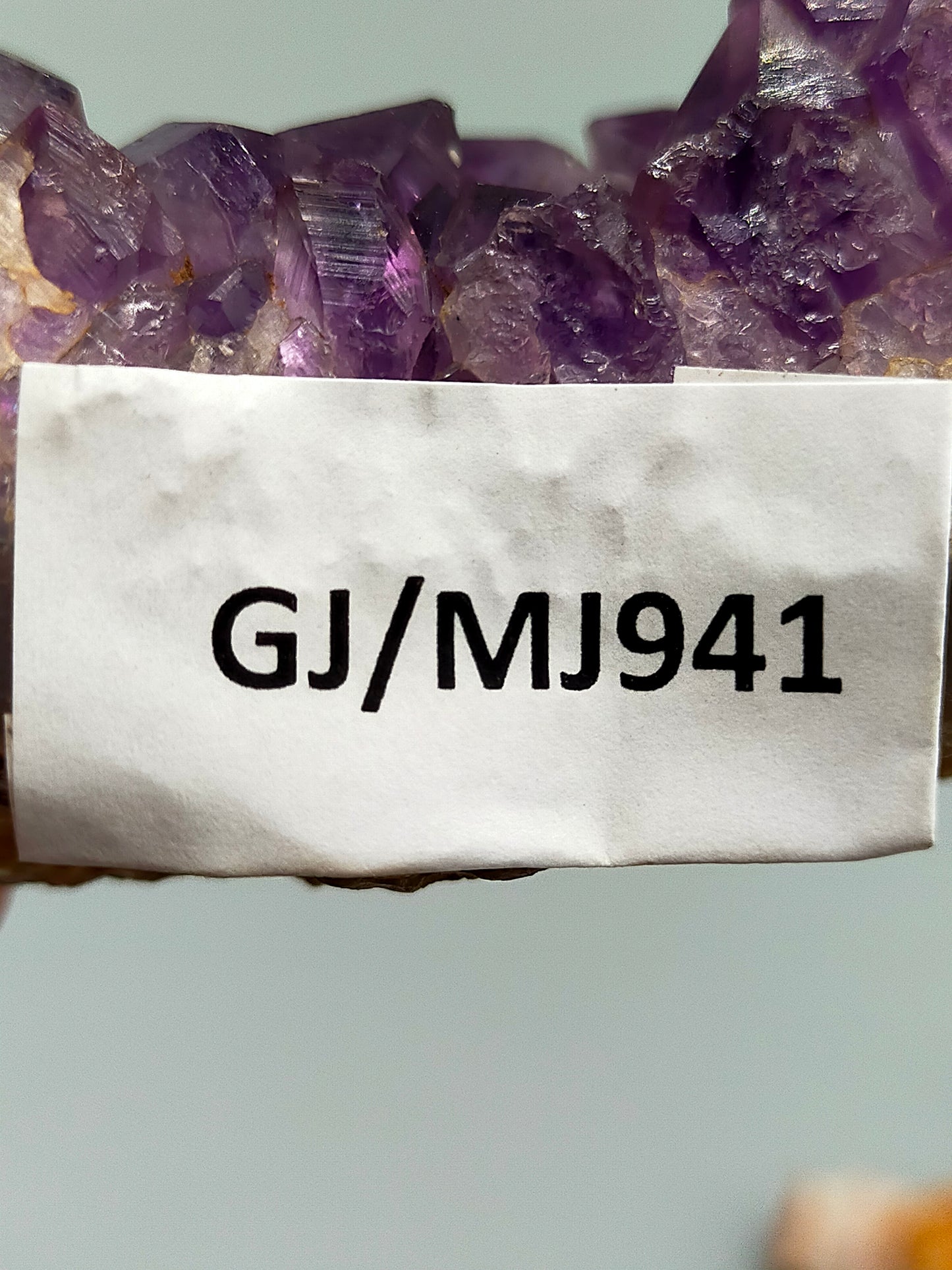 Exklusive Mineralien set 4tlg Amethyst Schwefel