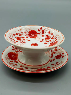 Antike J&C Bavaria Porzellan Tasse Meissen Handgemalt