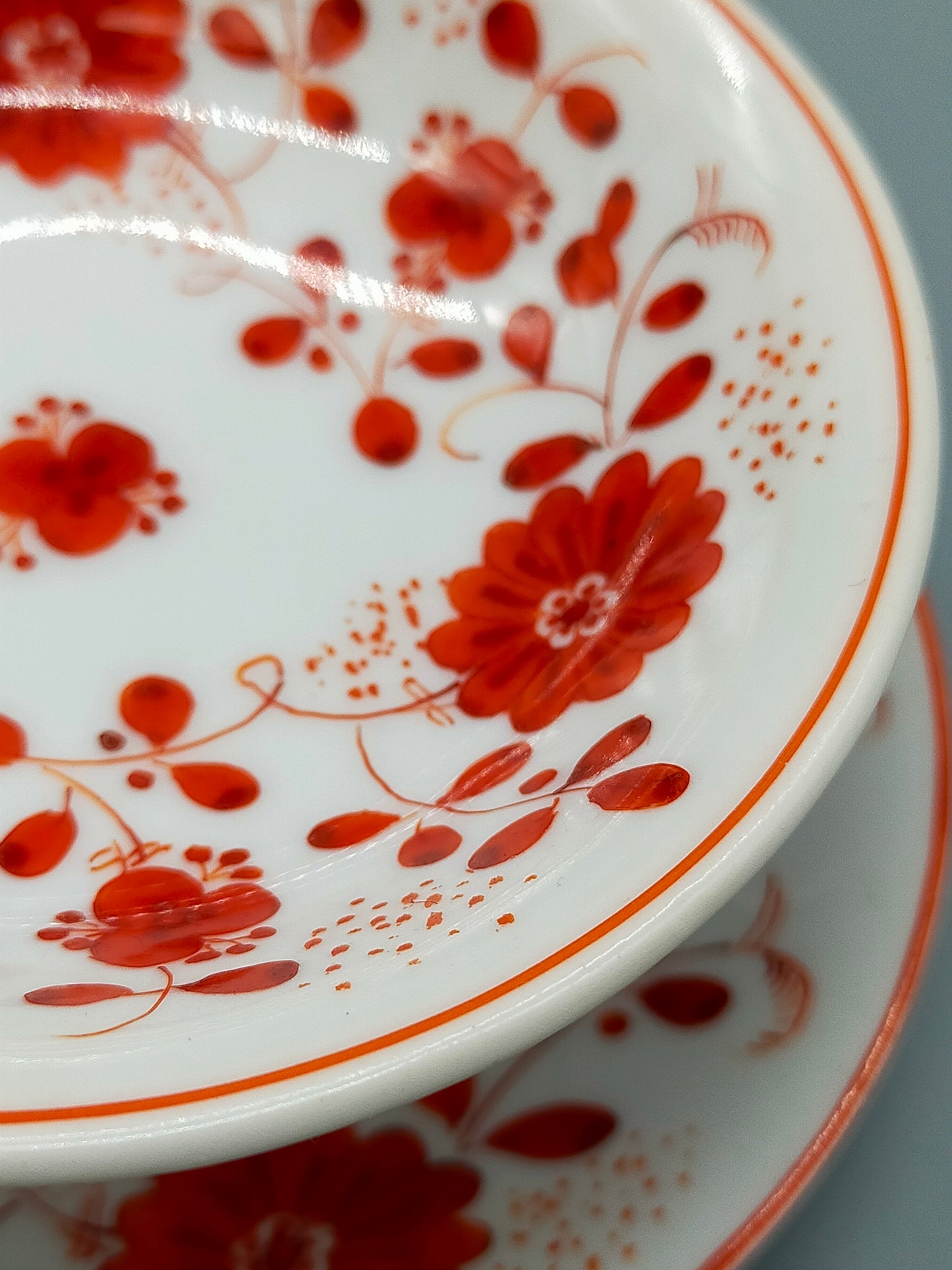 Antike J&C Bavaria Porzellan Tasse Meissen Handgemalt