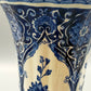 Antike Klassisches Delfts Blauw Petrus Vase