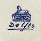 Antike Klassisches Delfts Blauw Petrus Vase