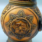 Rustikaler Gerz W. Germany Krug Detailreicher Schenkkrug mit Zinndeckel