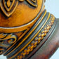 Rustikaler Gerz W. Germany Krug Detailreicher Schenkkrug mit Zinndeckel
