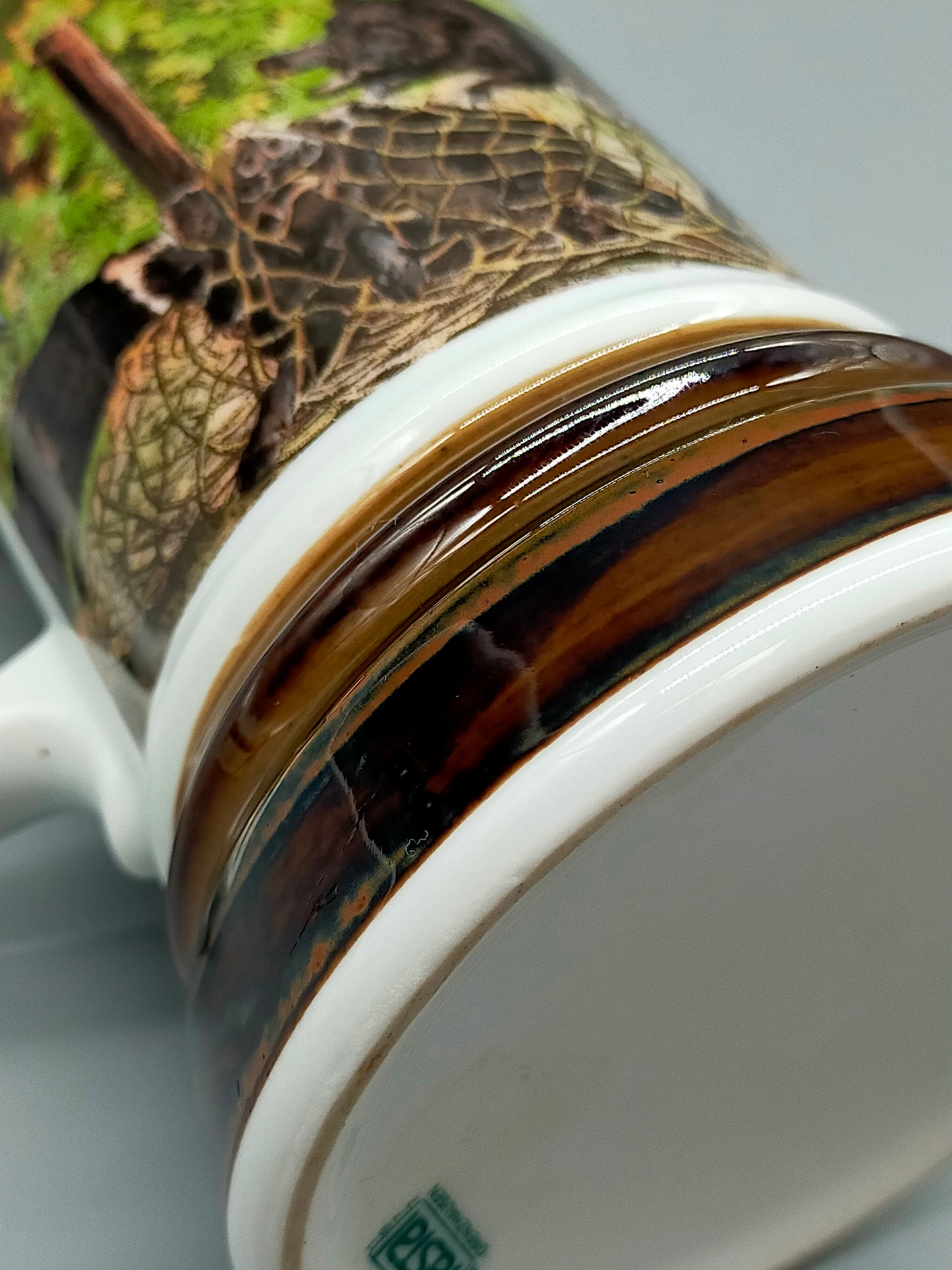 Rastal Bierkrug von 1977 – Detailreiches Jagdmotiv mit Zinndeckel