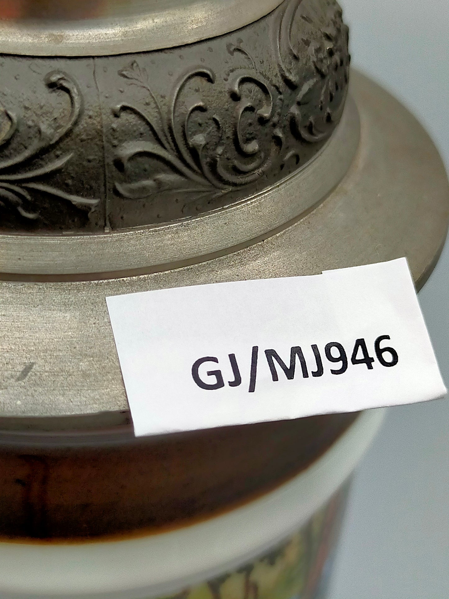 Rastal Bierkrug von 1977 – Detailreiches Jagdmotiv mit Zinndeckel