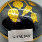 Asiatische Lackdose mit Golddekor Elegante Schmuckdose mit Lotusmotiv