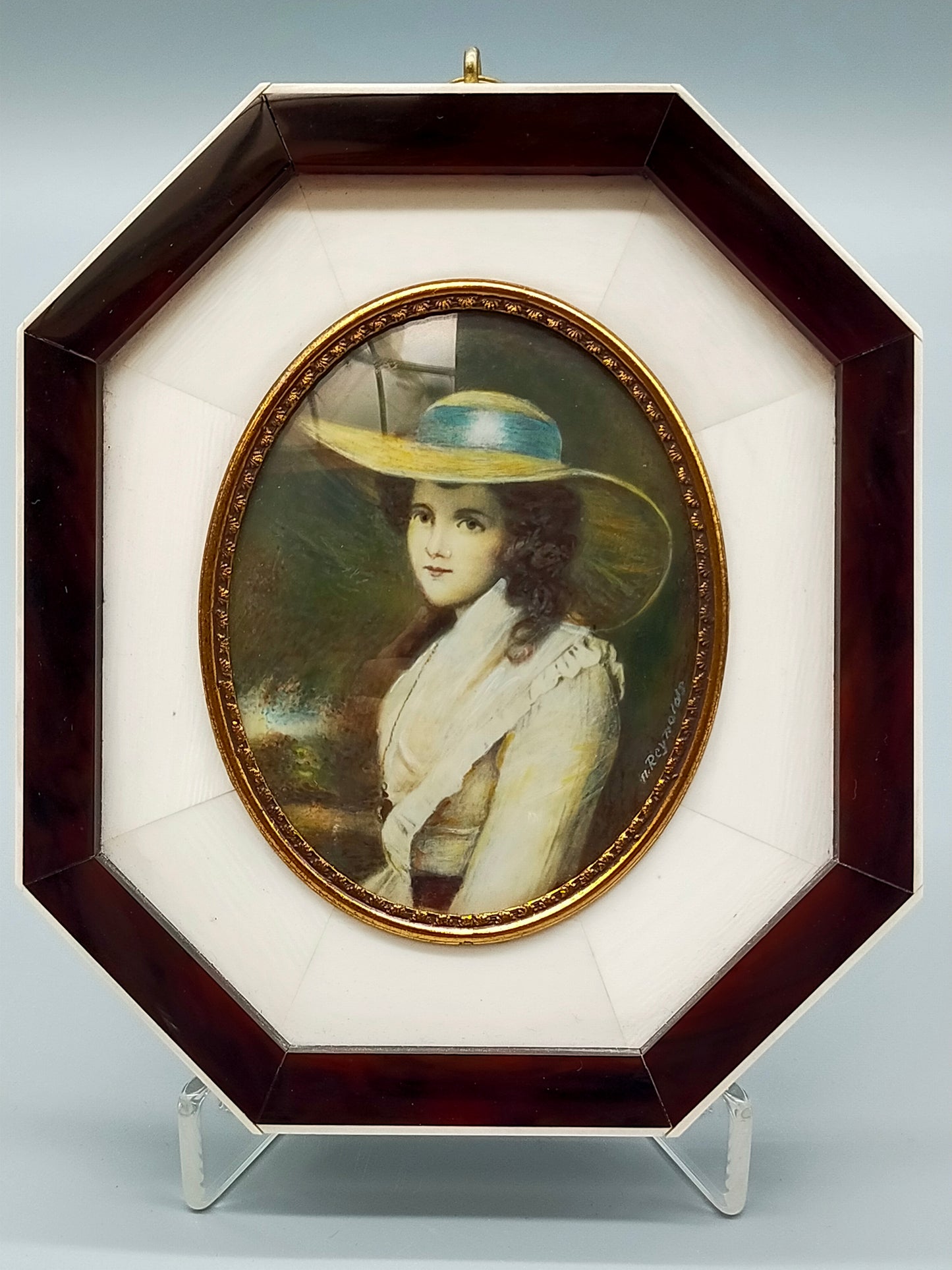 Englische Schule (XVIII)  Countess Spencer Miniaturporträt