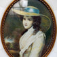 Englische Schule (XVIII)  Countess Spencer Miniaturporträt