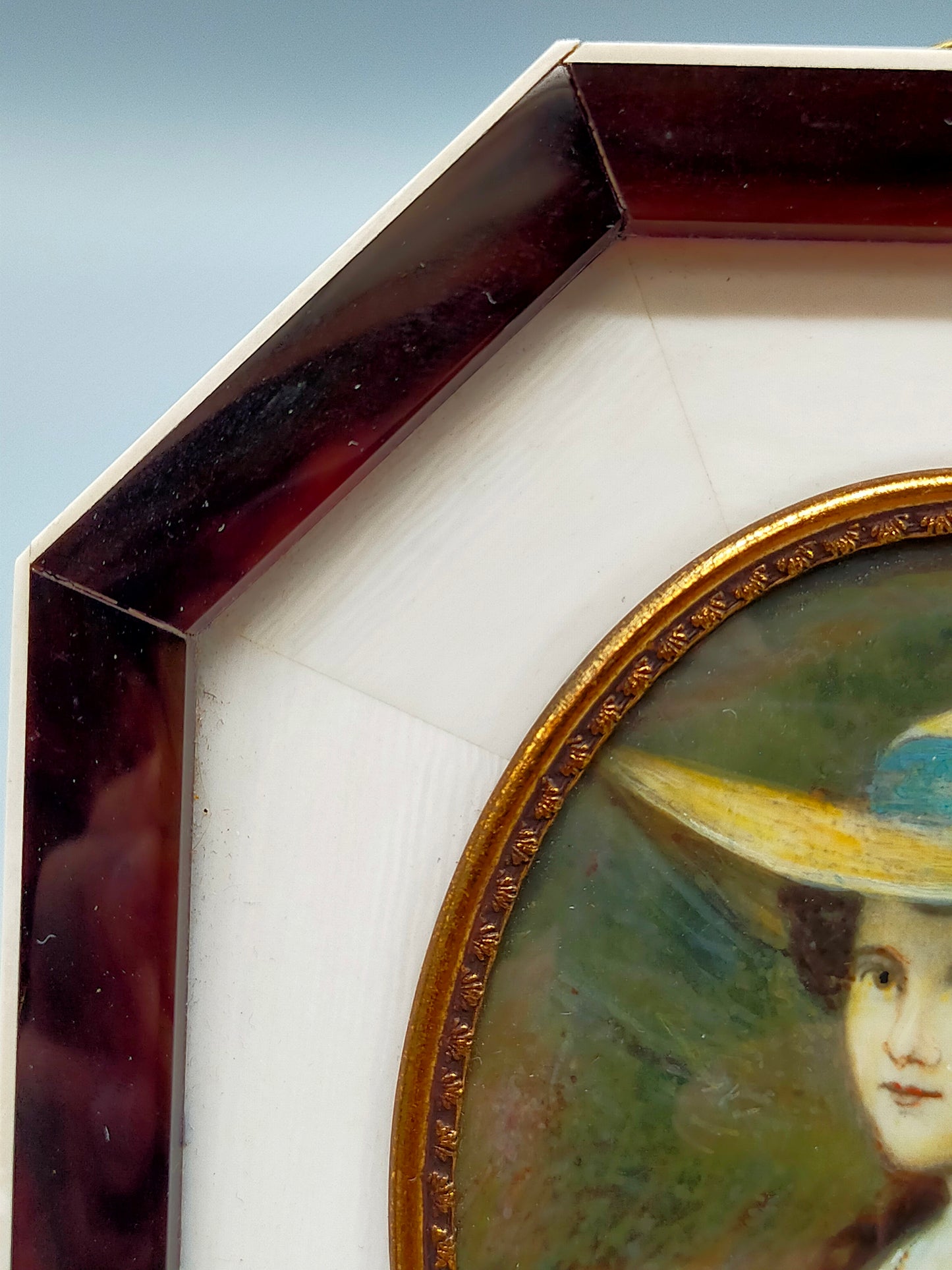 Englische Schule (XVIII)  Countess Spencer Miniaturporträt