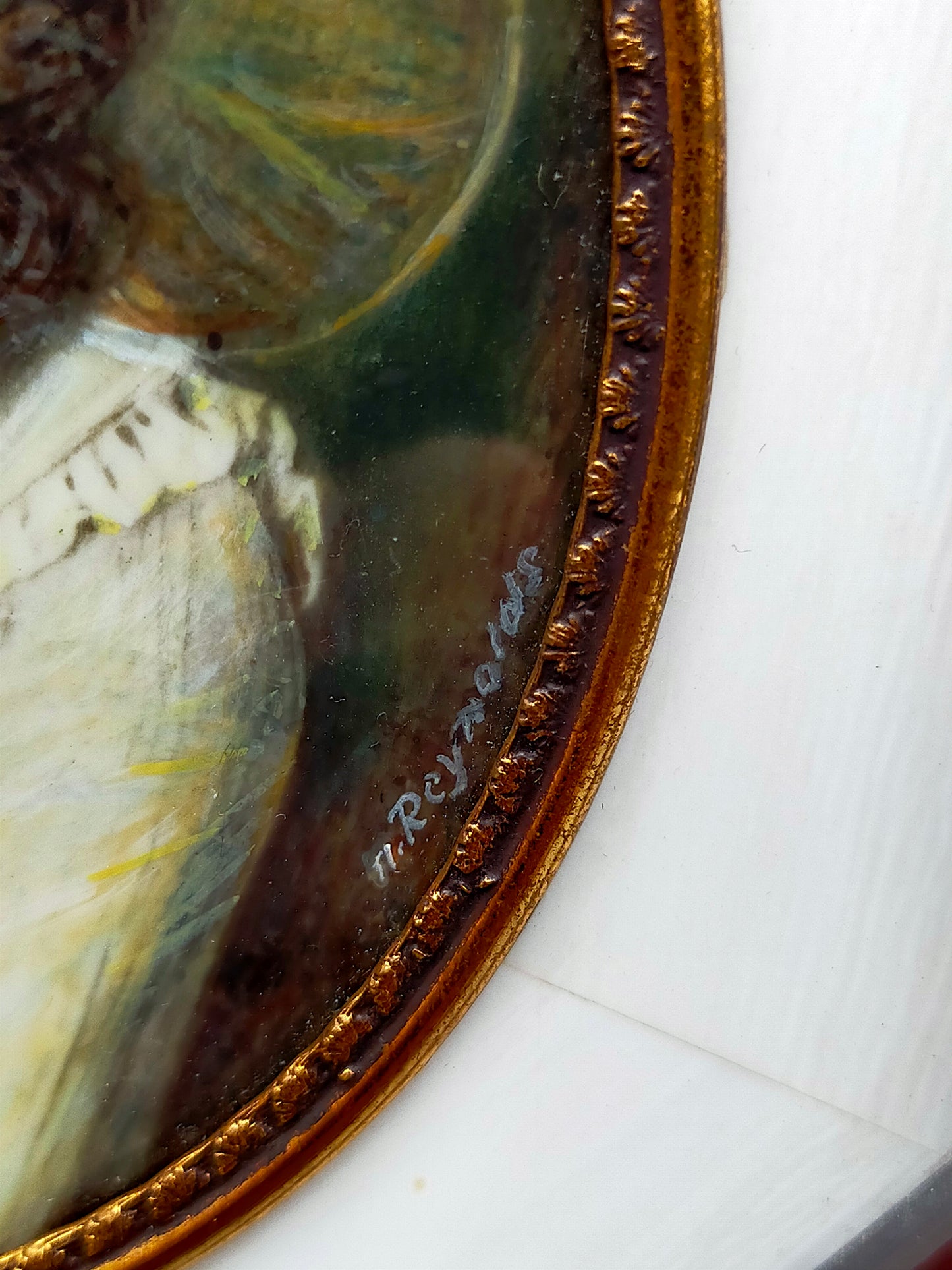 Englische Schule (XVIII)  Countess Spencer Miniaturporträt