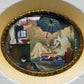 Der arme Poet nach Carl Spitzweg – Miniatur Ölgemälde