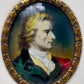 Deutsche Schule (XIX)  Klassisches Herren Porträt im Oval Miniatur