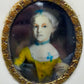 Europäische Schule (XVIII) Porträt Miniatur einer Dame Gemälde