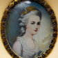 Französische Schule (XIX) Constanze Weber Miniaturgemälde