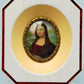Italienische Schule (XX)  Miniatur Mona Lisa 1950