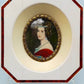 Deutsche Schule (XIX) Edles Damenportrait im Prunkrahmen Miniatur