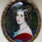 Deutsche Schule (XIX) Edles Damenportrait im Prunkrahmen Miniatur