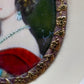 Deutsche Schule (XIX) Edles Damenportrait im Prunkrahmen Miniatur