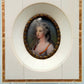 Französische Schule (XVIII)  Damenportrait Miniatur