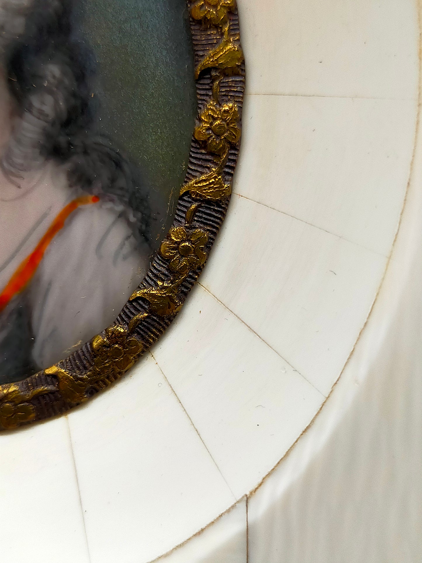 Französische Schule (XVIII)  Damenportrait Miniatur