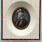 Deutsche Schule (XIX) Porträt von Richard Wagner Miniaturgemälde