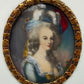 Französische Schule Elegantes Marie Antoinette Miniaturporträt