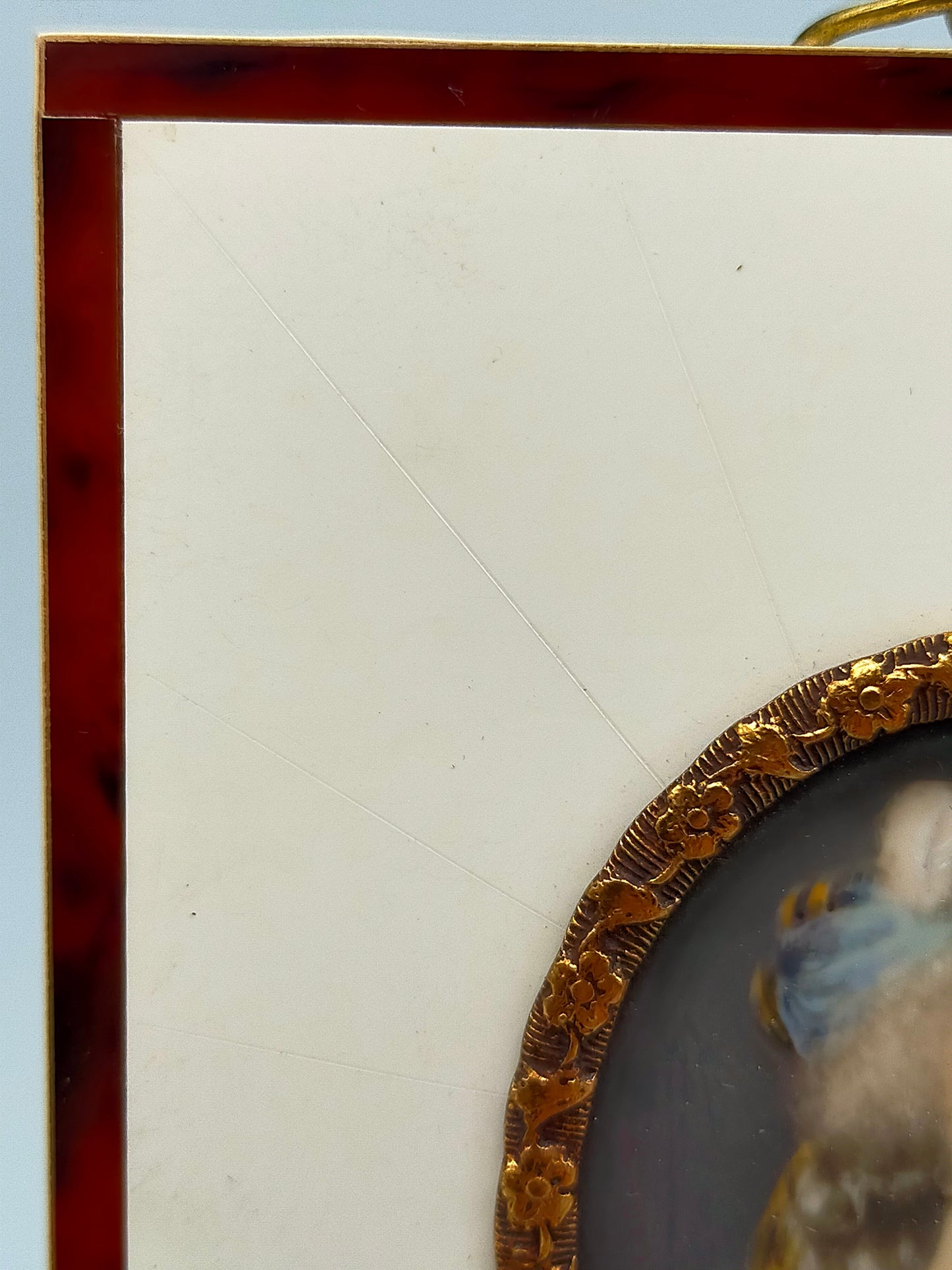 Französische Schule Elegantes Marie Antoinette Miniaturporträt