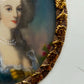 Französische Schule Elegantes Marie Antoinette Miniaturporträt