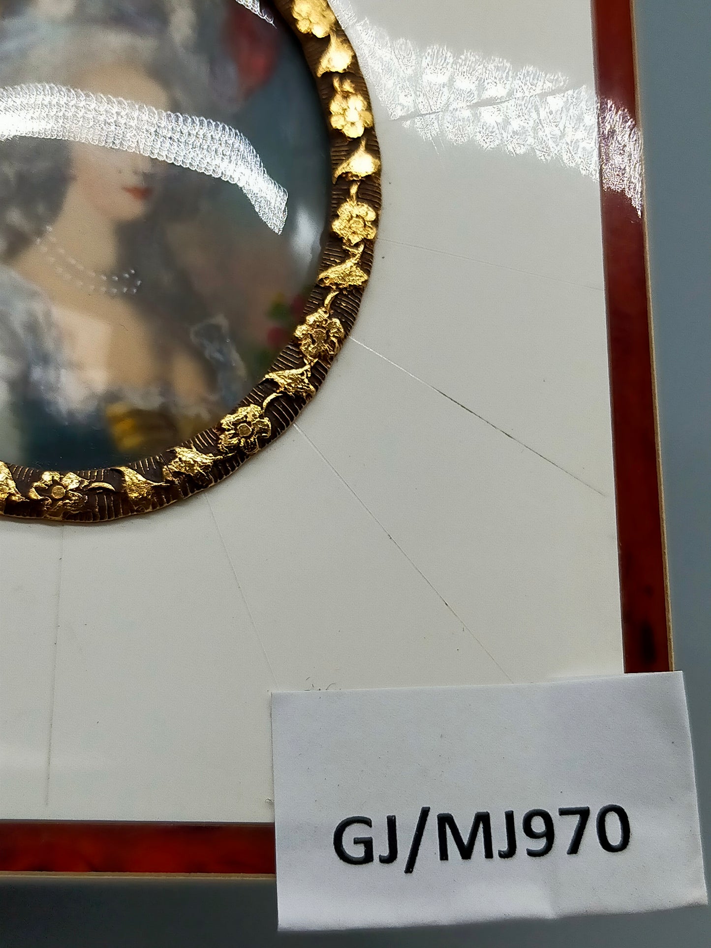 Französische Schule Elegantes Marie Antoinette Miniaturporträt