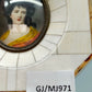 Englische Schule (XIX) Elegantes Damenportrait Miniaturgemälde
