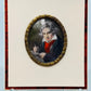 Porträt Ludwig van Beethoven Feine Miniatur Malerei