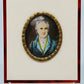 Deutsche Schule (XIX) – Portrait von Goethe – Portraitminiatur