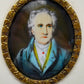 Deutsche Schule (XIX) – Portrait von Goethe – Portraitminiatur
