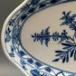 Edle Meissen Zwiebelmuster Servierplatte – Große ovale Porzellanplatte