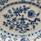 Meissen Zwiebelmuster Beilage Schale – Oval mit Handhaben Porzellan