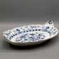 Meissen Zwiebelmuster Beilage Schale – Oval mit Handhaben Porzellan