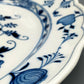 Meissen Zwiebelmuster Beilage Schale – Oval mit Handhaben Porzellan