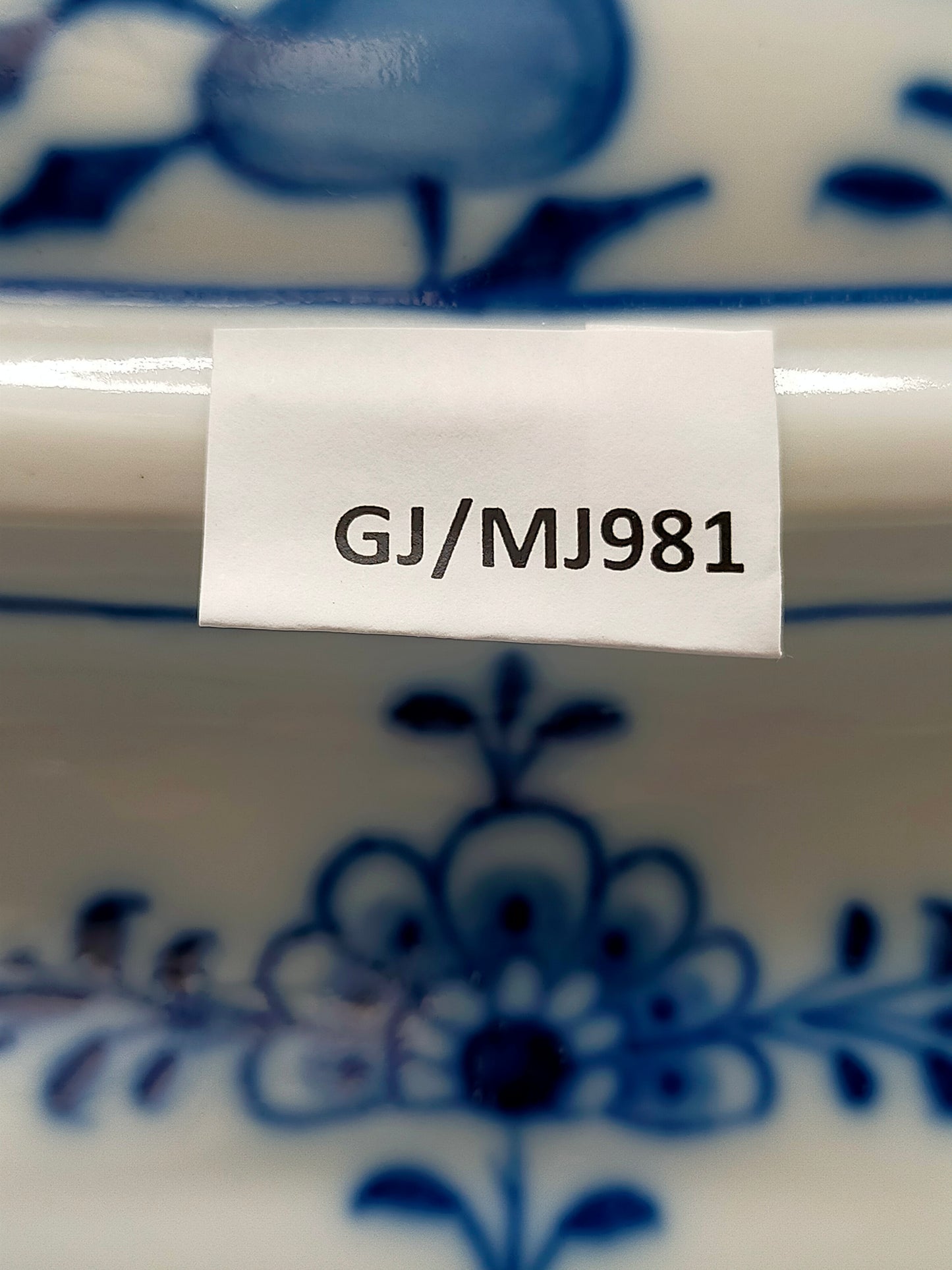 Klassische Meissen Große Deckelterrine Elegantes Zwiebelmuster