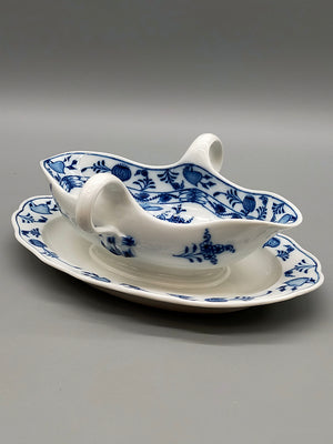 Meissen Sauciere Zwiebelmuster Klassische Eleganz aus Porzellan