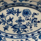 Edle Meissen Beilageplatte Oval Klassisches Zwiebelmuster Porzellan
