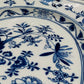 Klassisches Meissen Zwiebelmuster Ovaler Servierteller