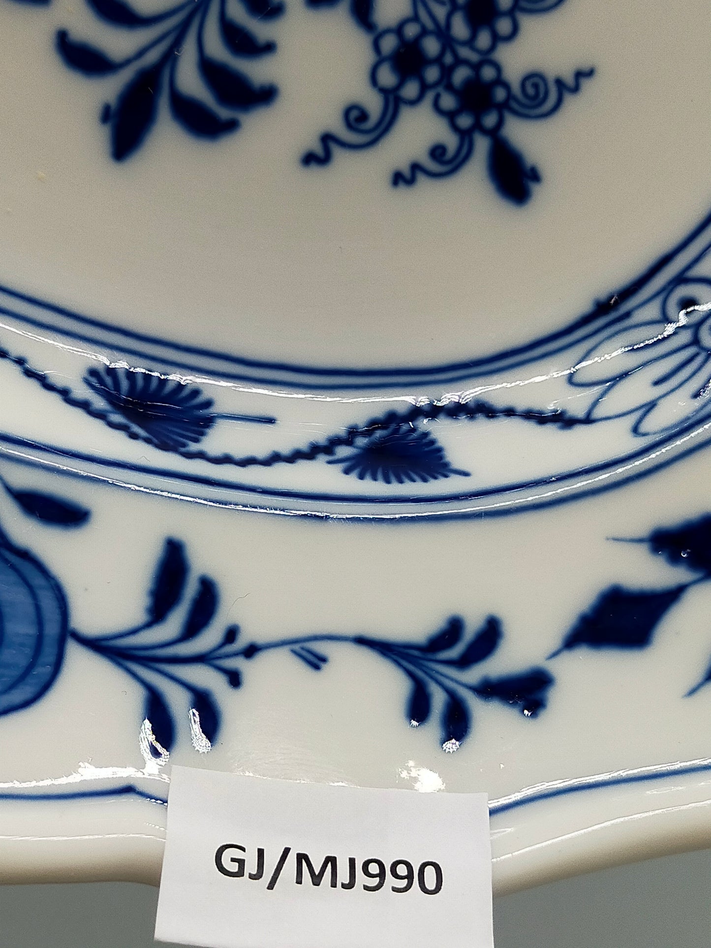 Klassisches Meissen Servierteller Zwiebelmuster Ovaler