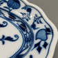 Elegante Meissen Porzellan Prunk Schale Zwiebelmuster oval