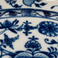 Elegante Meissen Prunk Schale Zwiebelmuster Porzellan oval