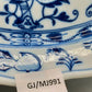 Elegante Meissen Prunk Schale Zwiebelmuster Porzellan oval
