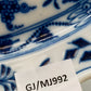 Elegante Meissen Porzellan Prunk Schale Zwiebelmuster oval